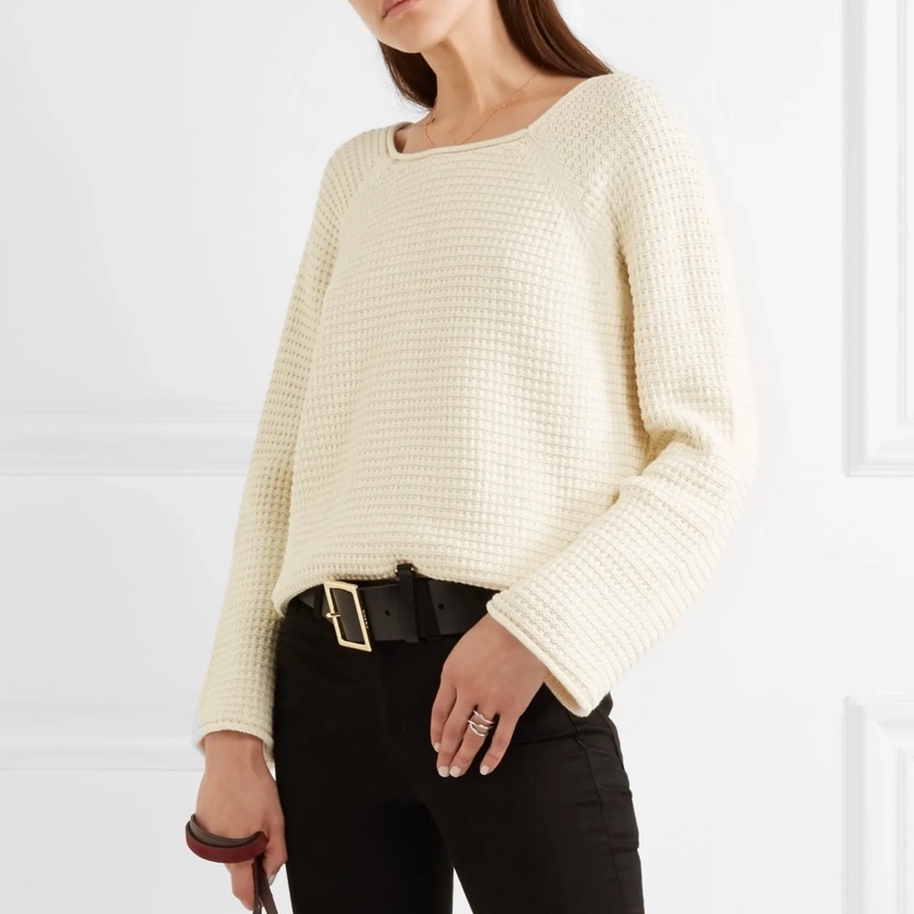 M.I.H. Jeans Cotton Open Back Knit Sweater - Picture 3 of 8